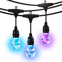 Aanbieding Nanoleaf Essentials Matter Smart Outdoor String Light Starter 15m - zwart - 4897105338338