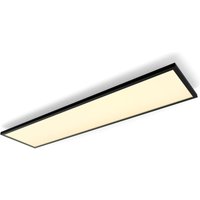 Aanbieding Philips Hue Aurelle plafondlamp White Ambiance - Rechthoekig - Zwart - 8720169329034